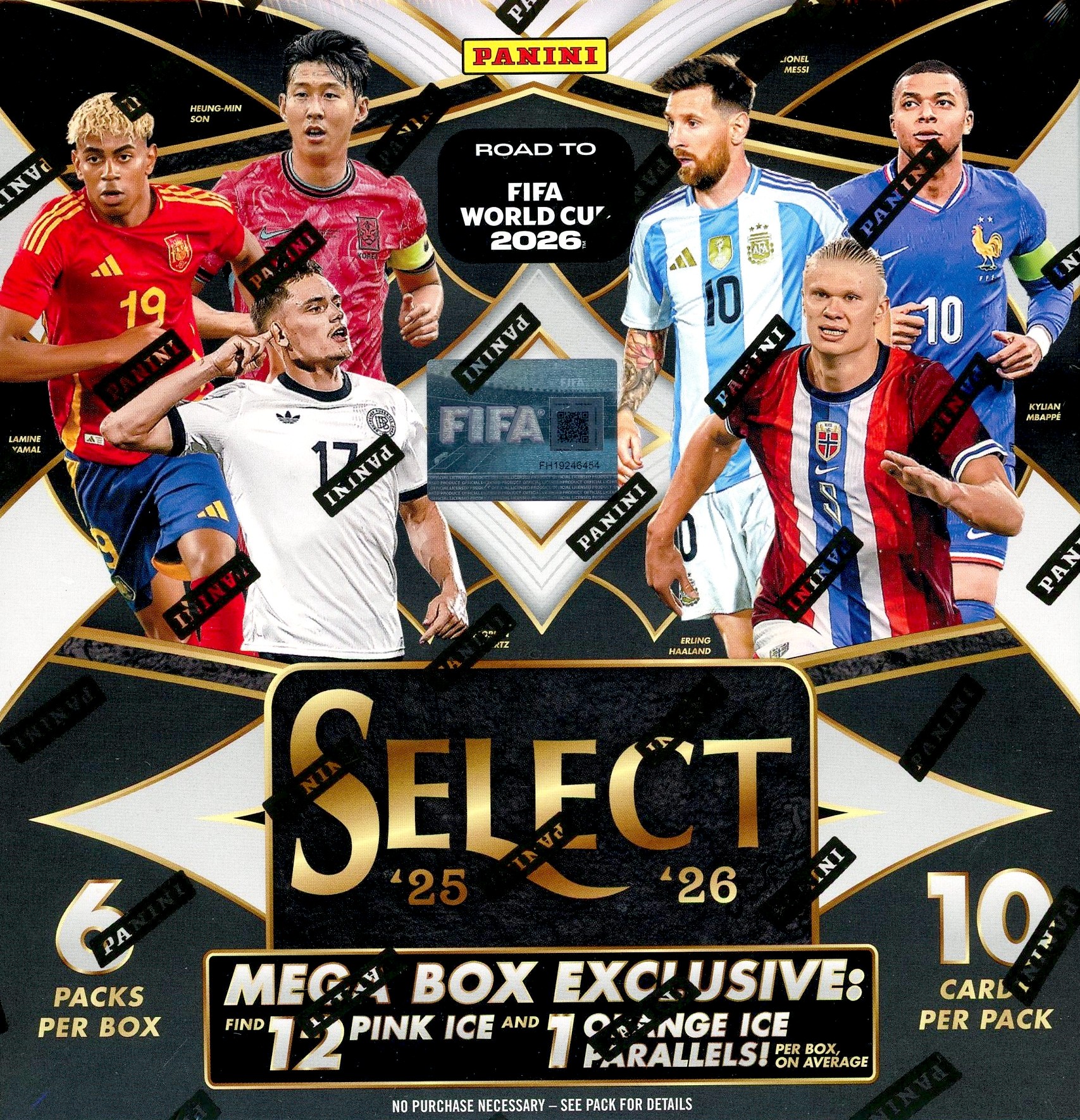 製品情報】2025-26 PANINI SELECT ROAD TO FIFA WORLD CUP MEGA BOX