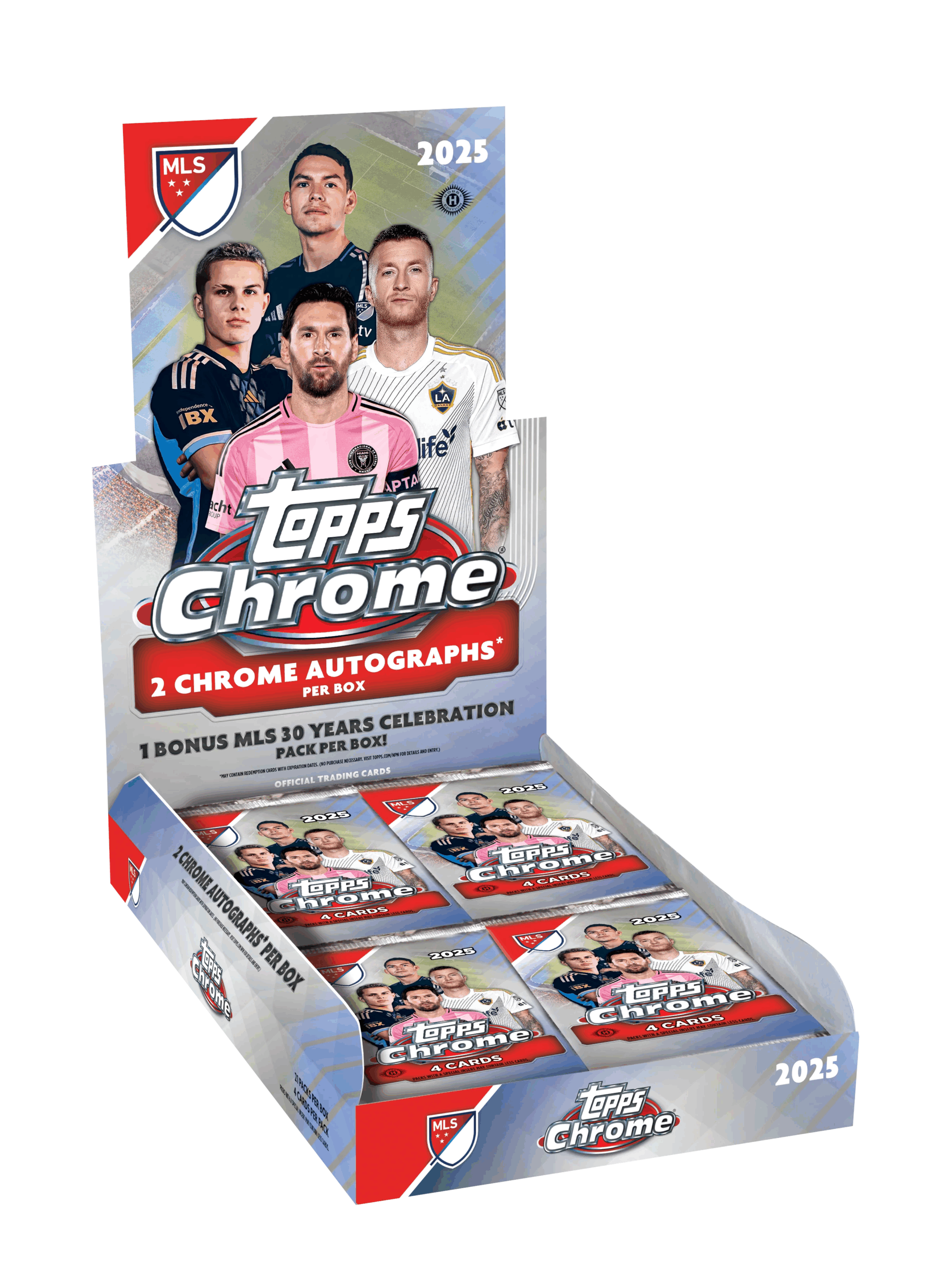 製品情報】2025 TOPPS CHROME MLS HOBBY