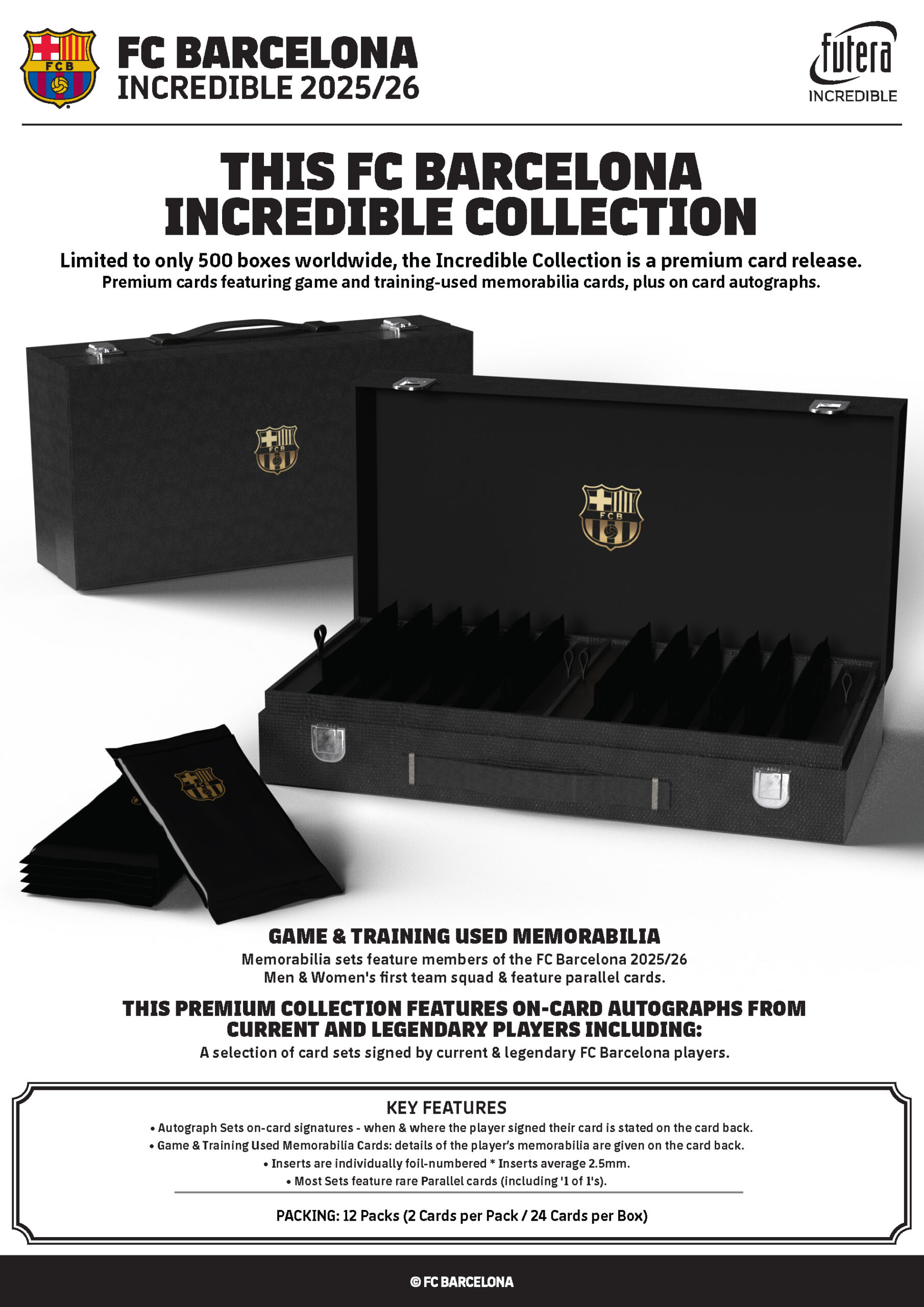 製品情報】2025-26 FUTERA INCREDIBLE FC BARCELONA HOBBY