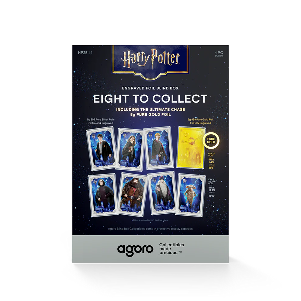 製品情報】2026 AGORO Harry Potter 25 Years of Magic Blind Box Foil