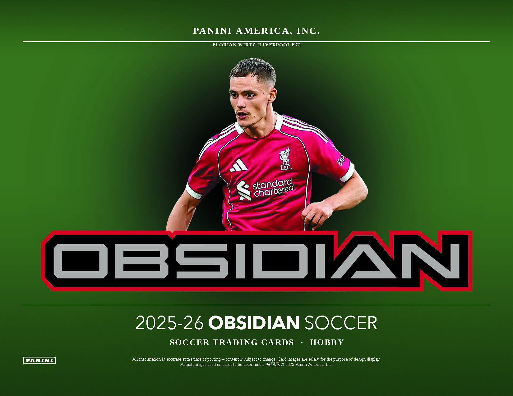 製品情報】2025-26 PANINI OBSIDIAN SOCCER HOBBY