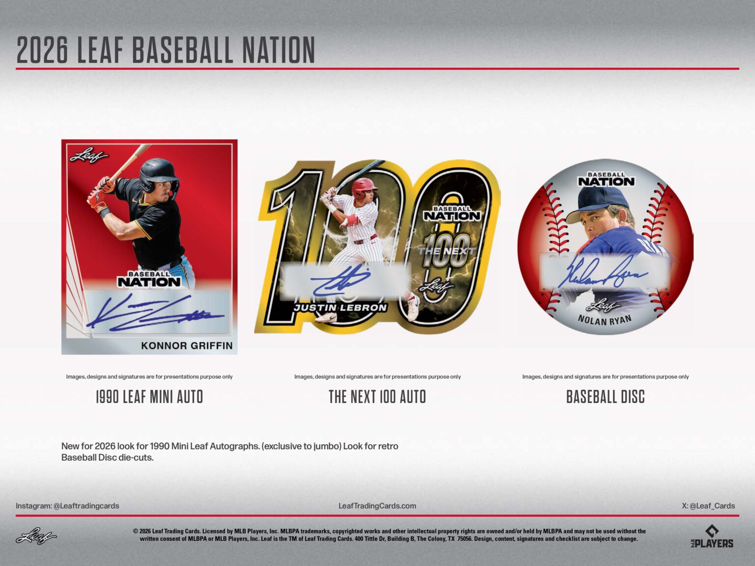 【製品情報】2026 LEAF BASEBALL NATION HOBBY