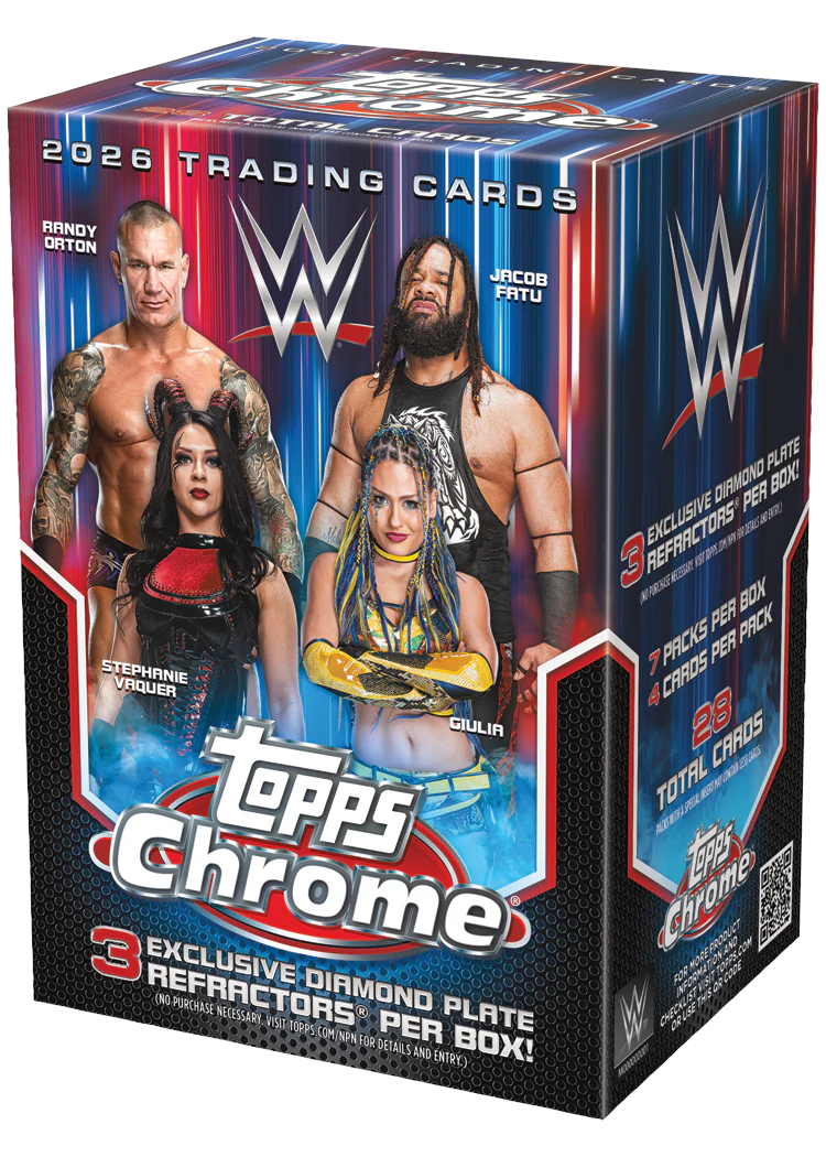 製品情報】2026 TOPPS CHROME WWE VALUE BOX