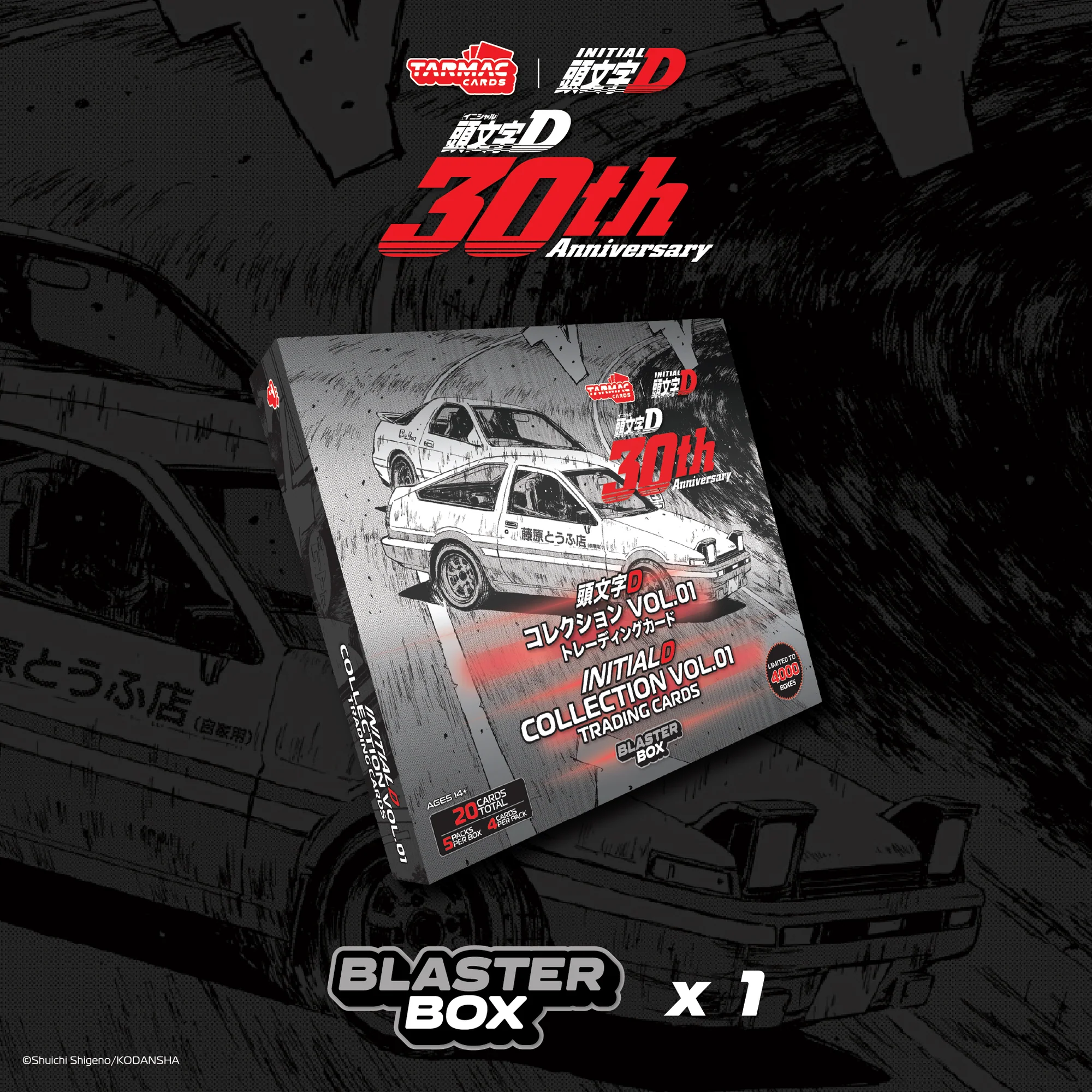 製品情報】Tarmac Cards： Initial D Collection Vol.01 - 30th