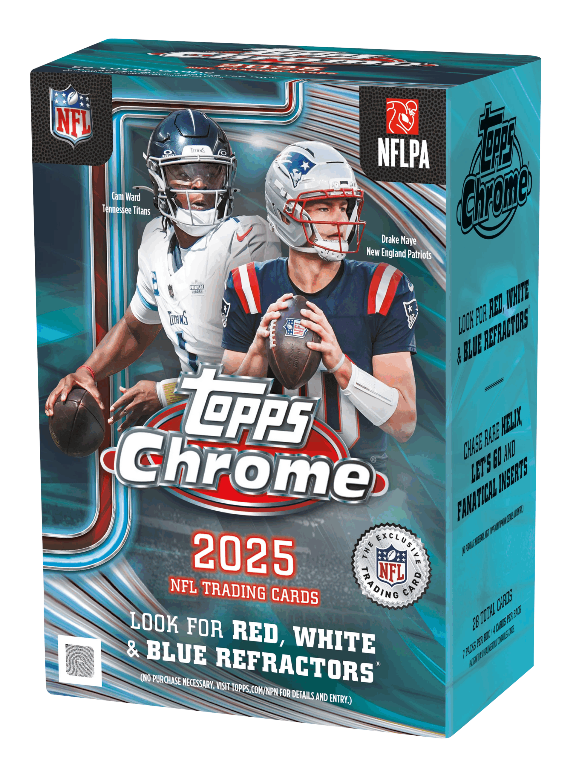 【未開封★新品レア】WINGS OVER AMERICA 特別版ボックスセット② 製品情報】NFL 2025 TOPPS CHROME FOOTBALL VALUE BOX