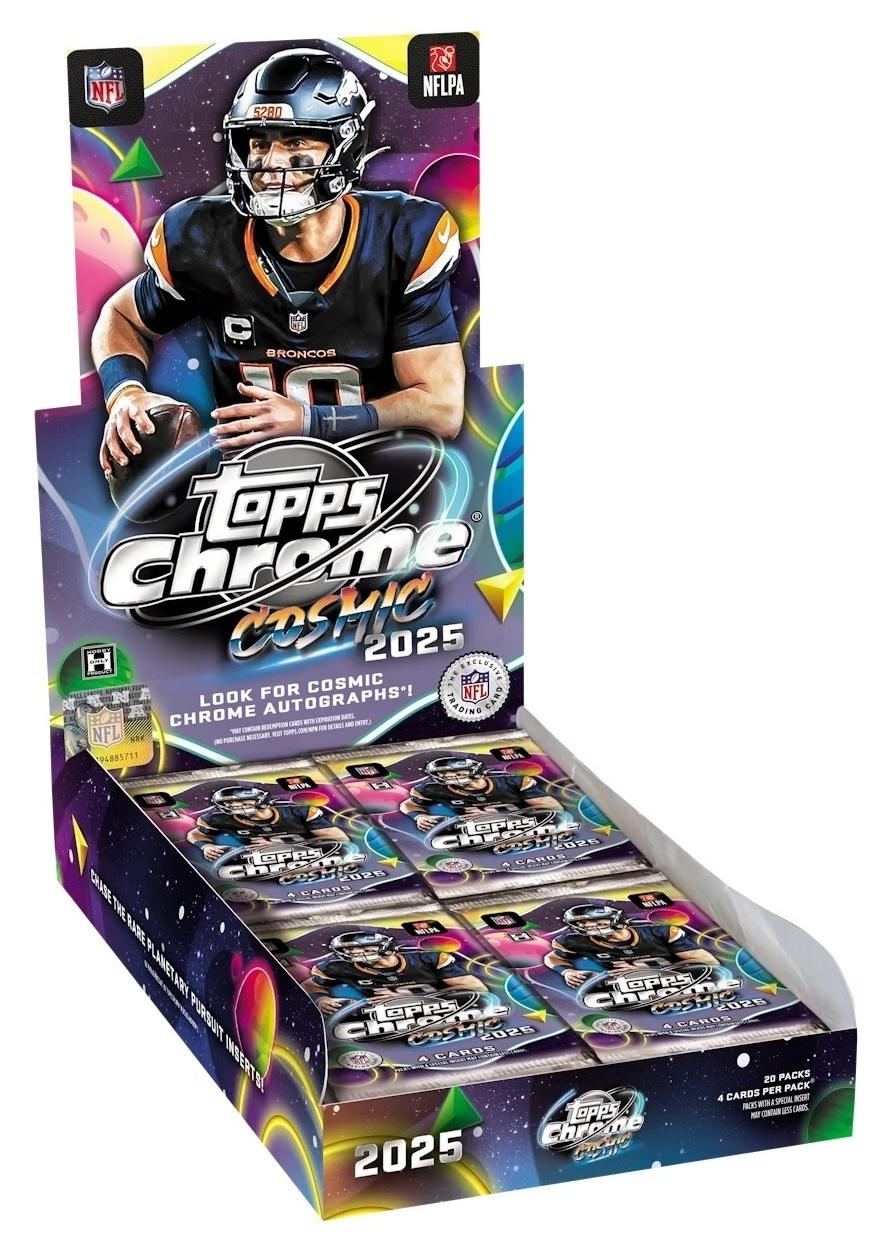 【超レア】アメフトチームデザイン　サイズ約230cm×170cm 製品情報】NFL 2025 TOPPS COSMIC CHROME FOOTBALL HOBBY