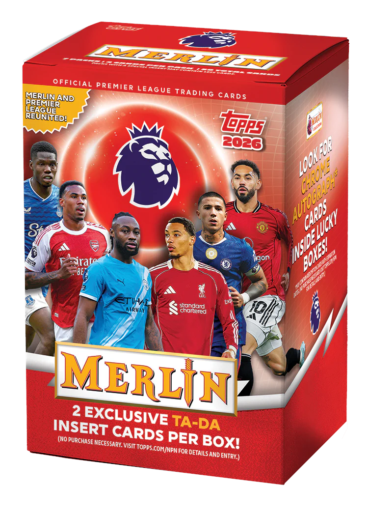 製品情報】2026 TOPPS MERLIN PREMIER LEAGUE VALUE BOX