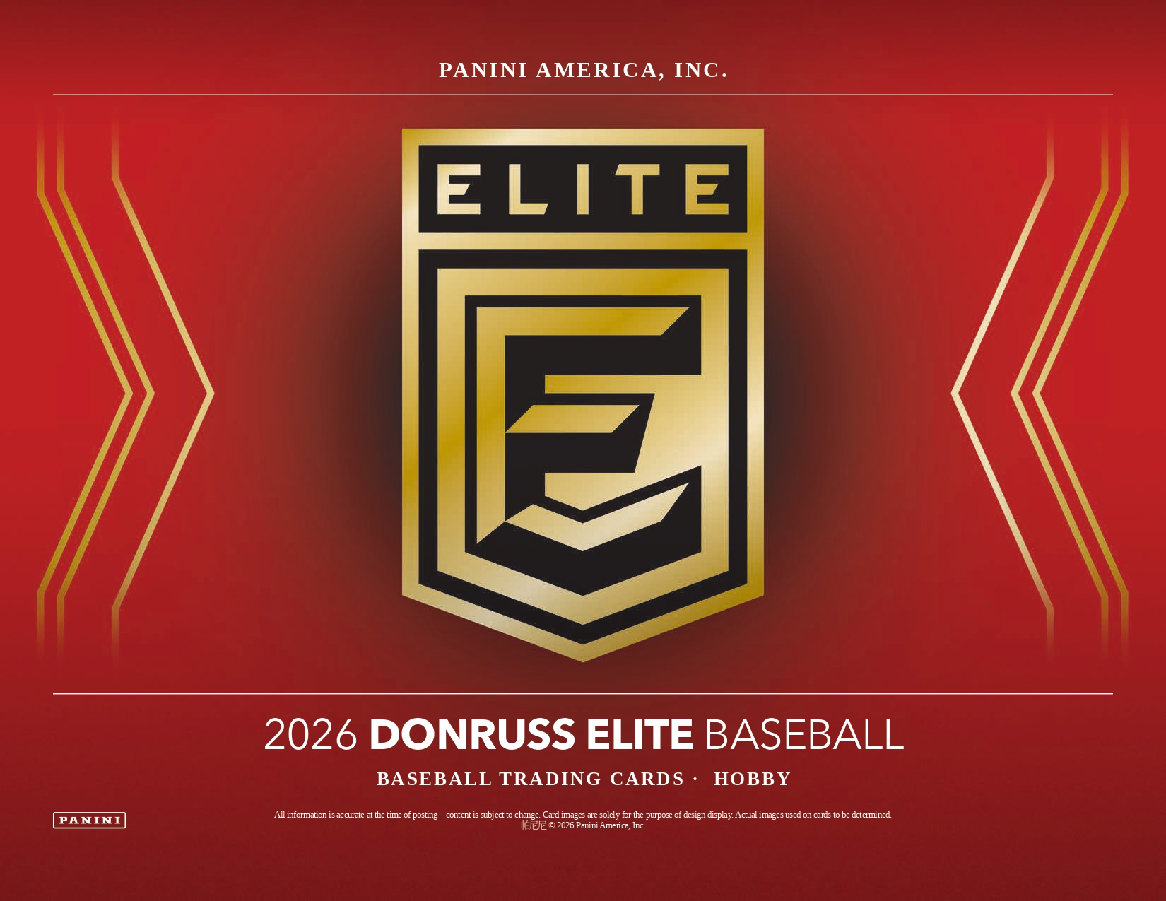製品情報】2026 PANINI DONRUSS ELITE BASEBALL HOBBY