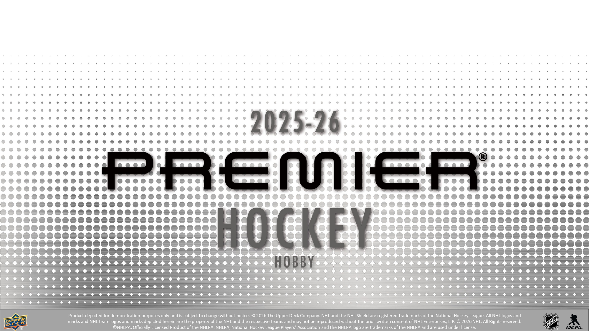 製品情報】NHL 2025-26 UPPER DECK PREMIER HOCKEY HOBBY