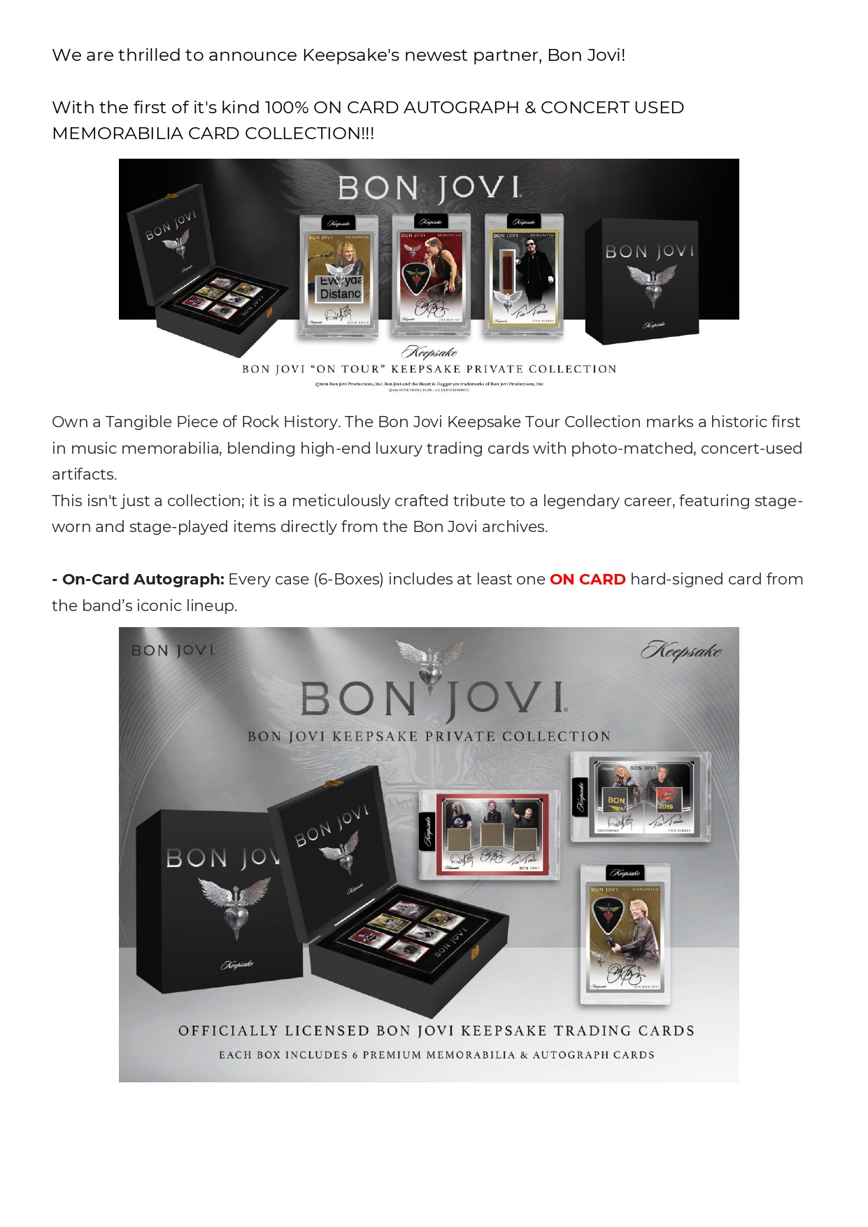 Sale Sheet 2026 Super Break Bon Jovi Keepsake Tour Collection_page
