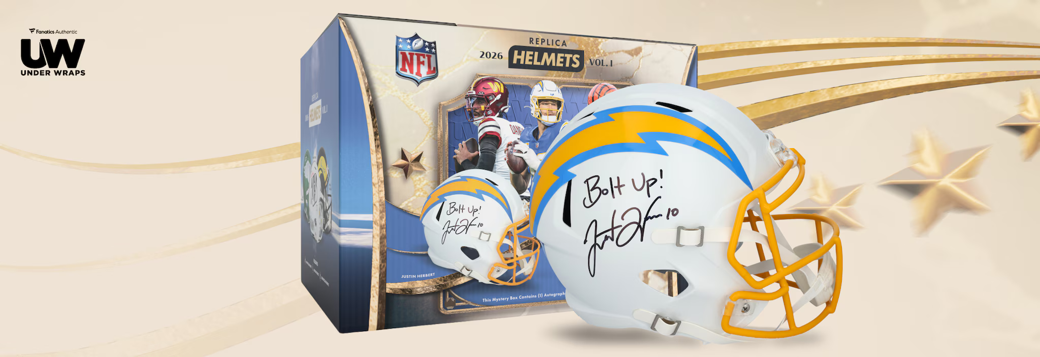 製品情報】2026 FANATICS UNDER WRAPS NFL REPLICA HELMETS VOL.Ⅰ