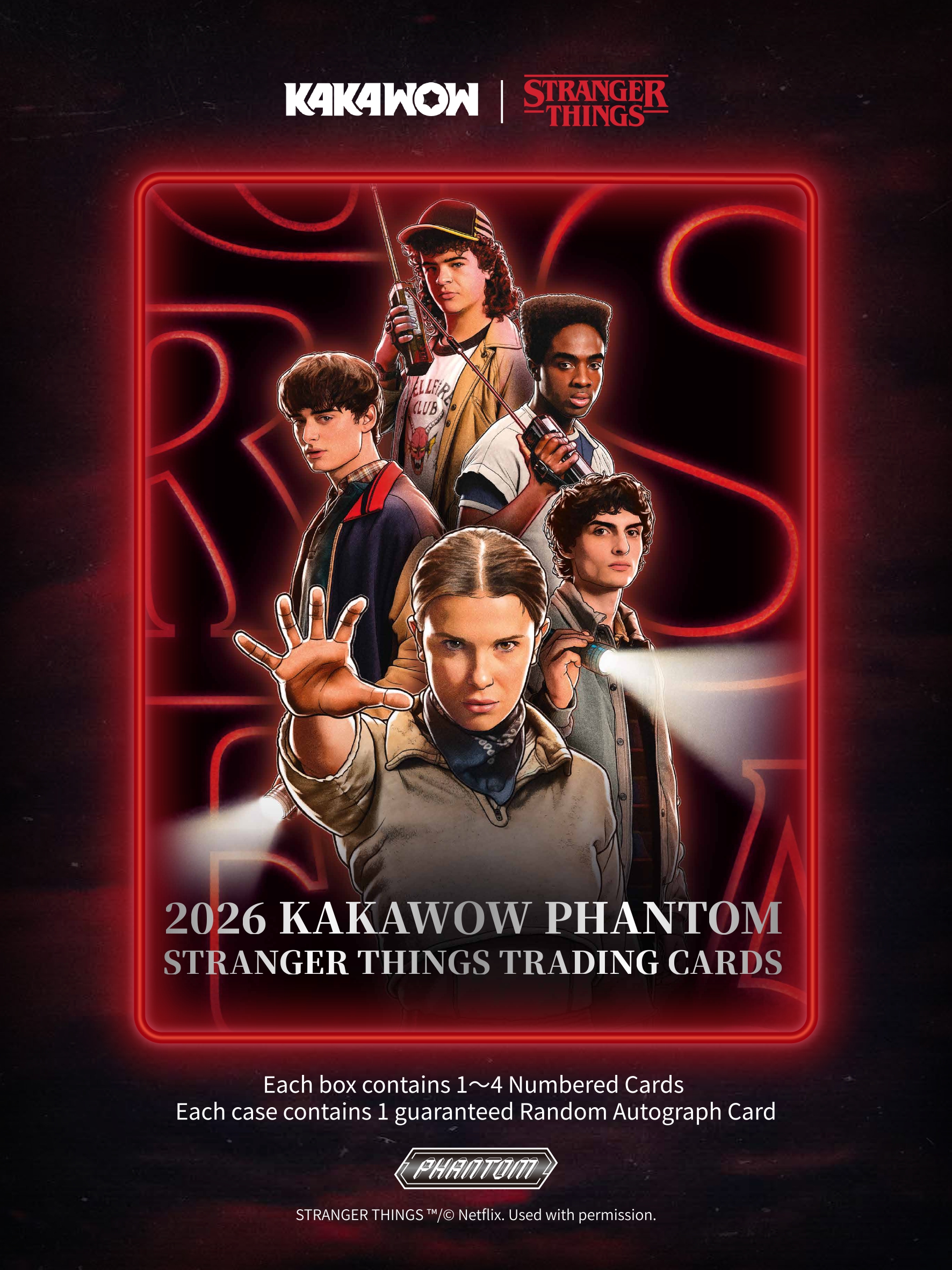 製品情報】2026 KAKAWOW PHANTOM STRANGER THINGS TRADING CARDS HOBBY