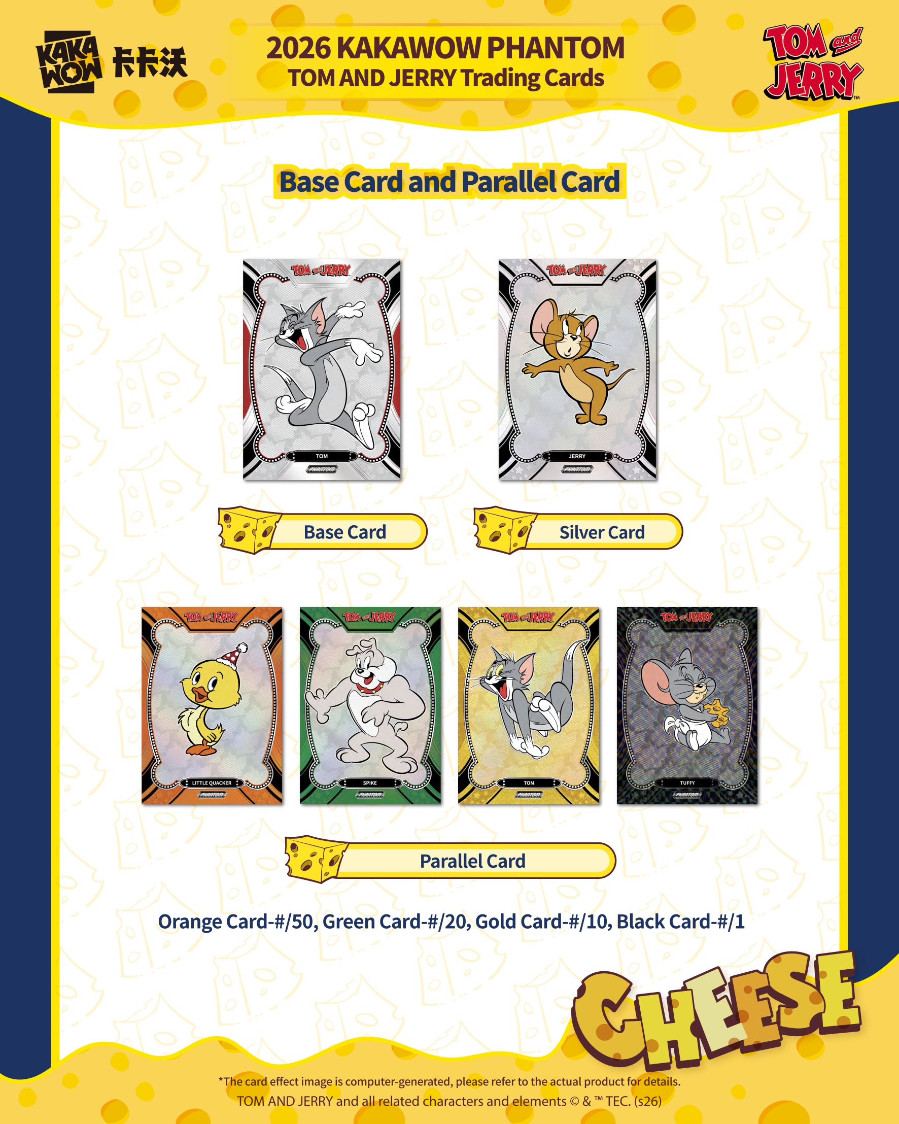 2026 KAKAWOW PHANTOM TOM AND JERRY Trading Cards_page-0005
