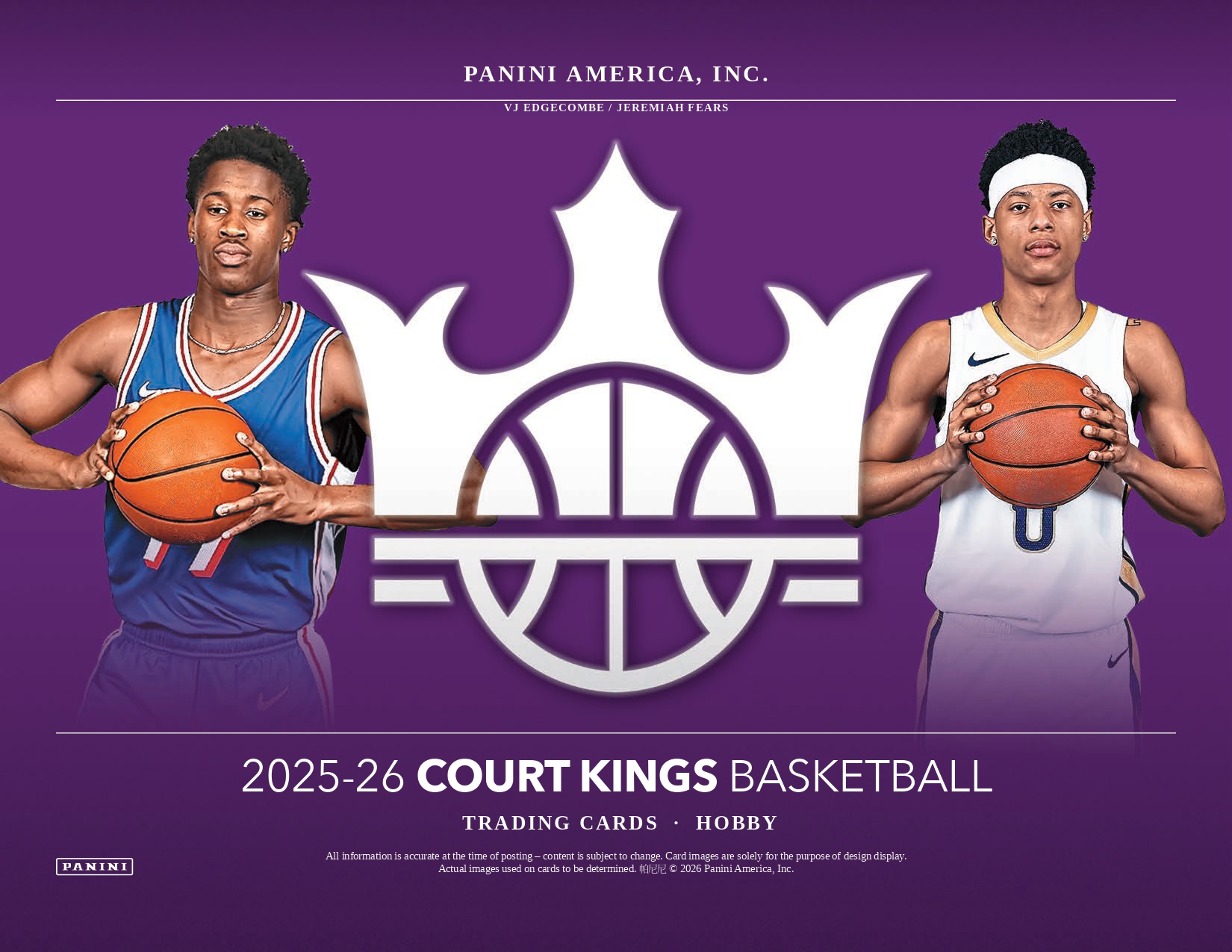 SALE☆激レア☆証明書付colorway☆バスケットボールDB262 Gold 製品情報】2025-26 PANINI COURT KINGS BASKETBALL HOBBY