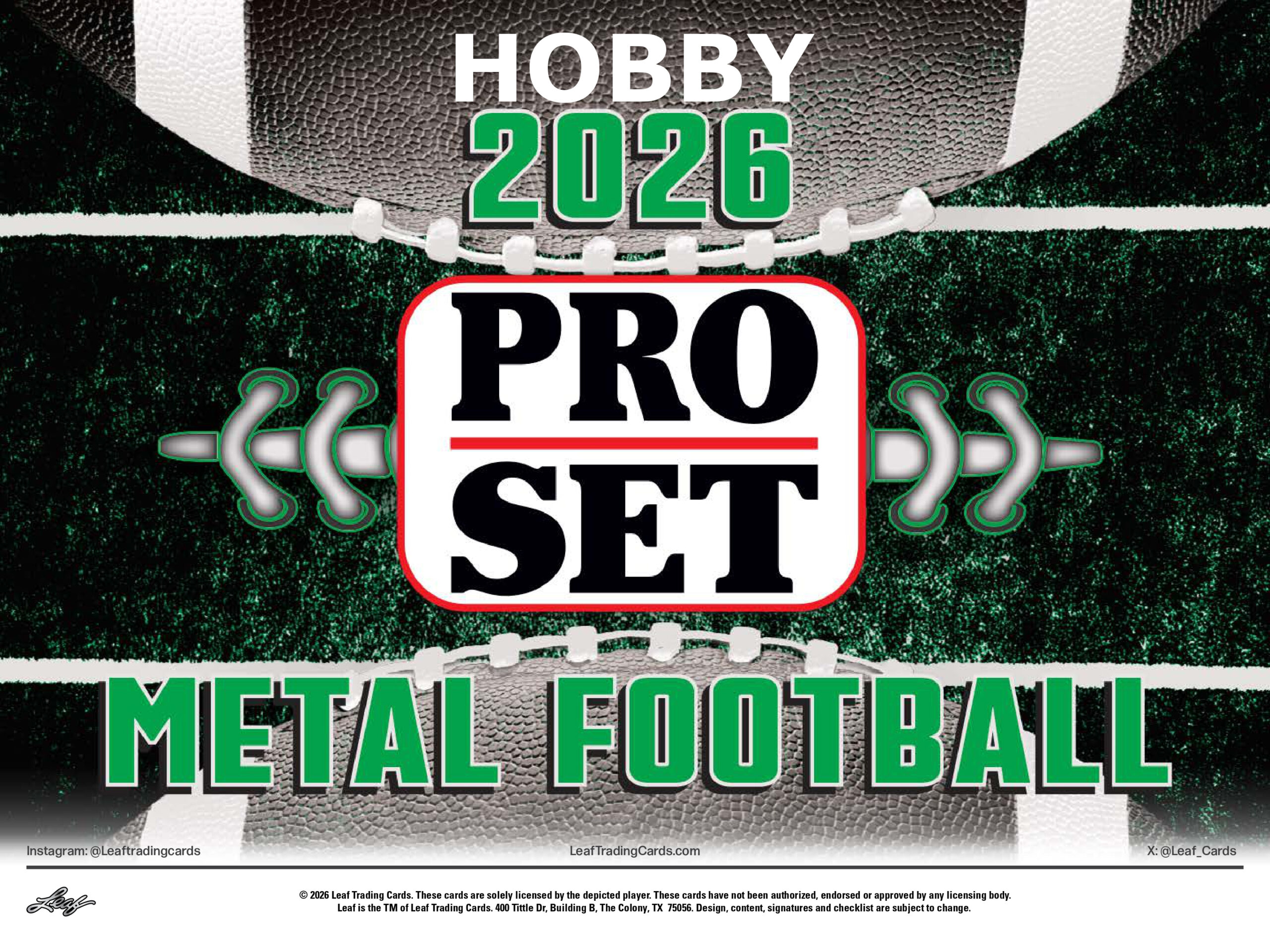 製品情報】2026 LEAF PRO SET METAL FOOTBALL HOBBY