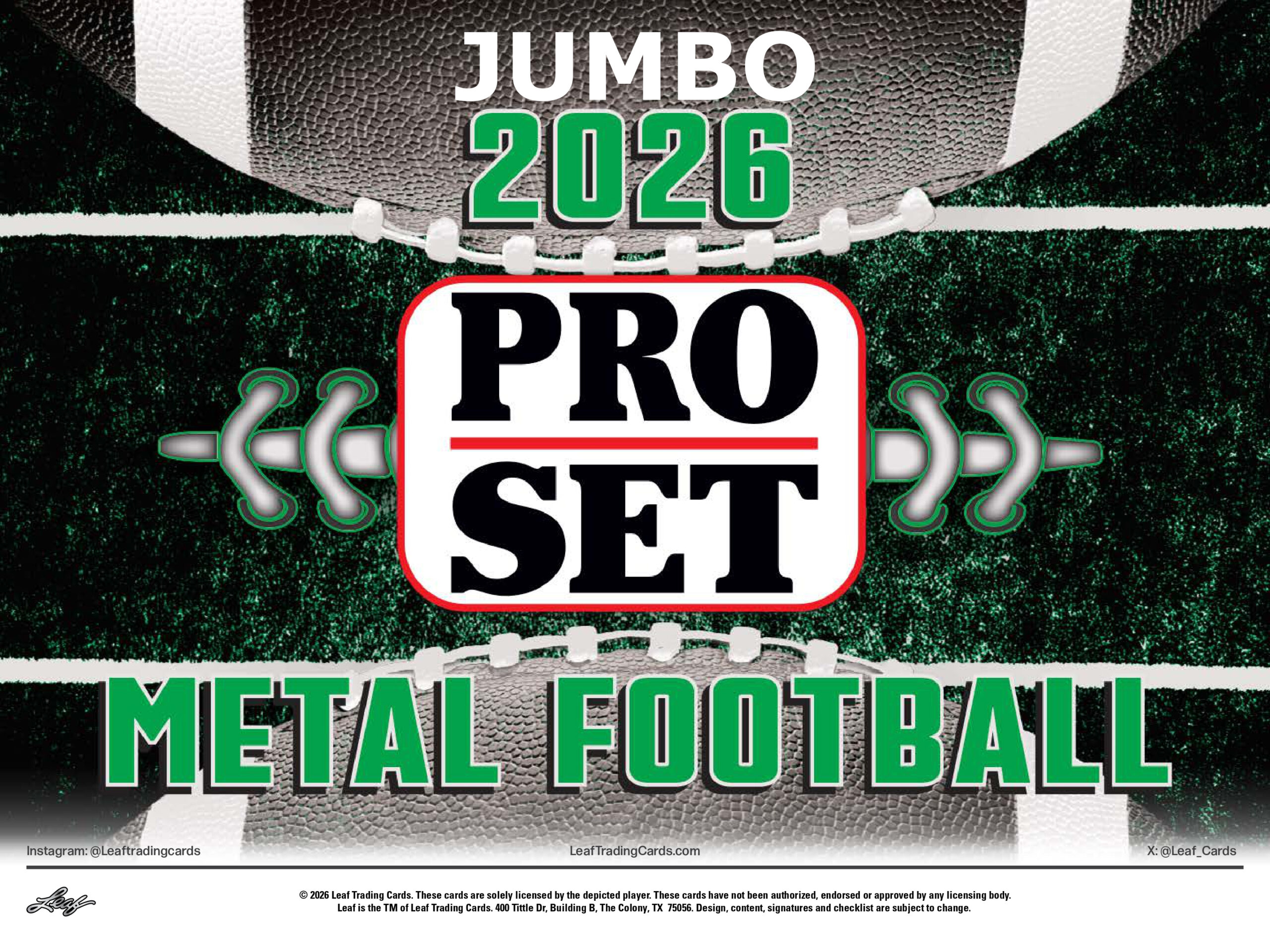 製品情報】2026 LEAF PRO SET METAL FOOTBALL JUMBO