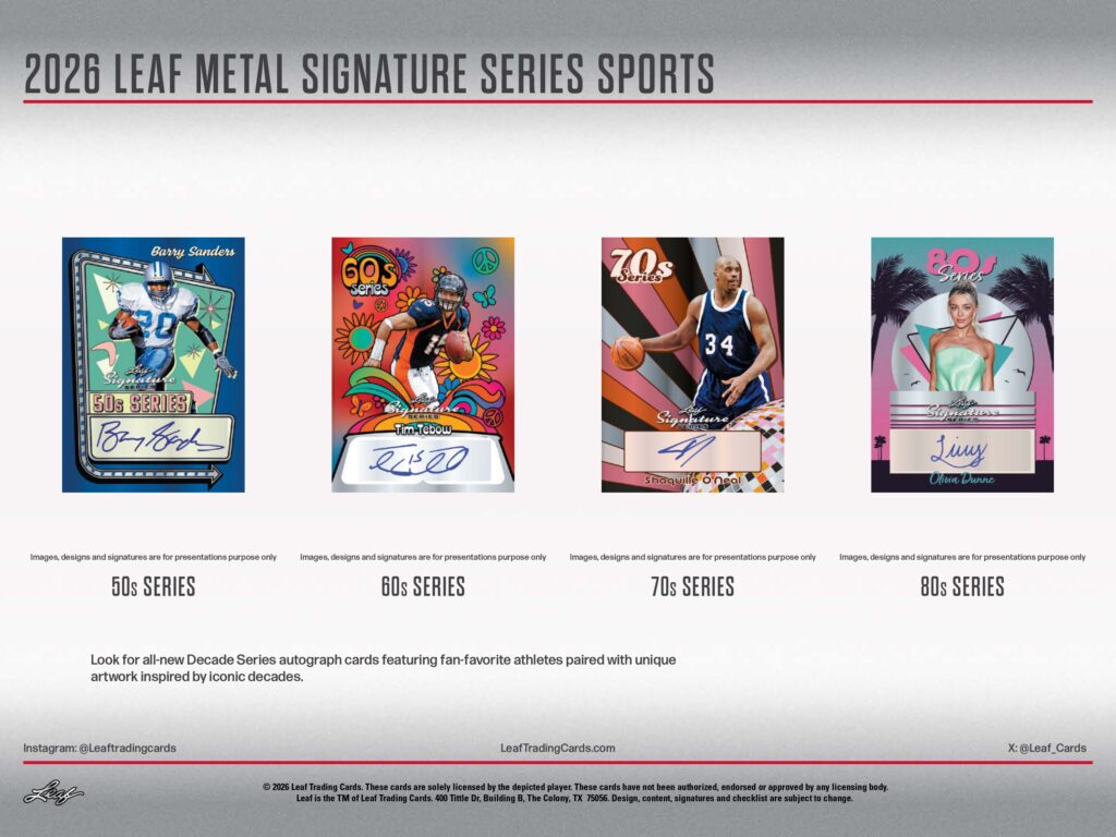 製品情報】2026 LEAF METAL SIGNATURE SERIES MULTI-SPORTS HOBBY