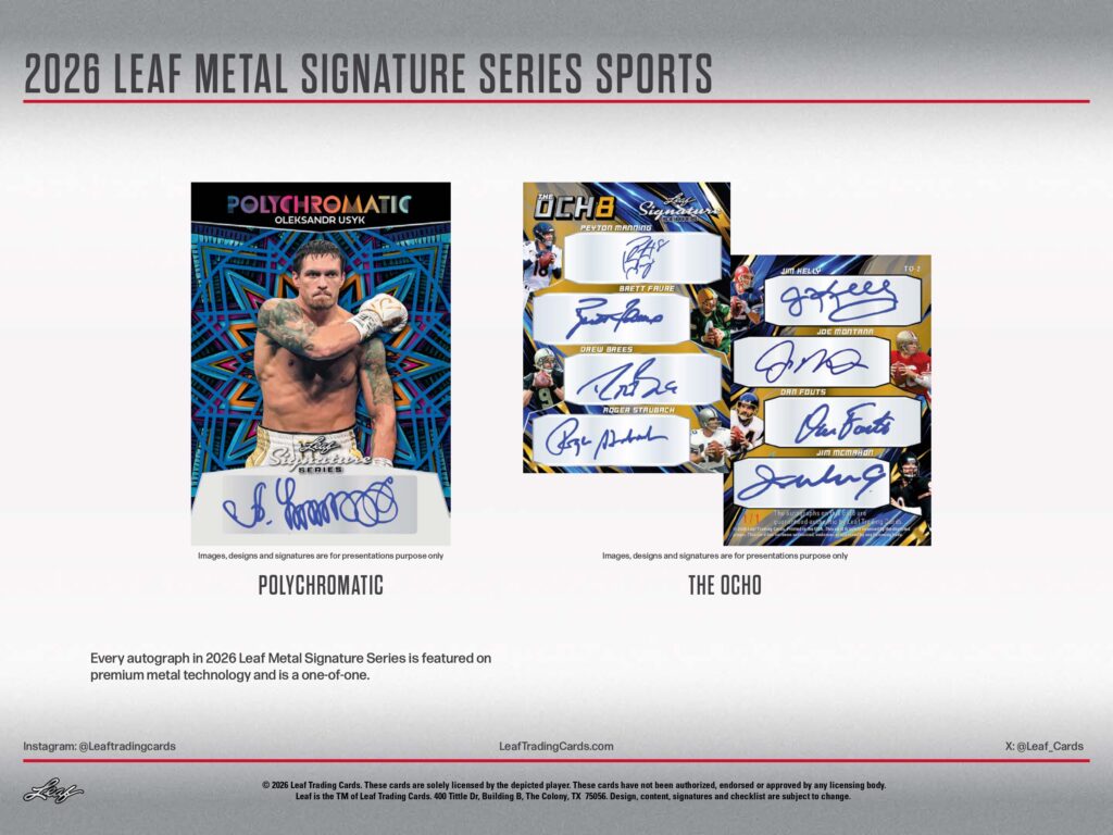 製品情報】2026 LEAF METAL SIGNATURE SERIES MULTI-SPORTS HOBBY