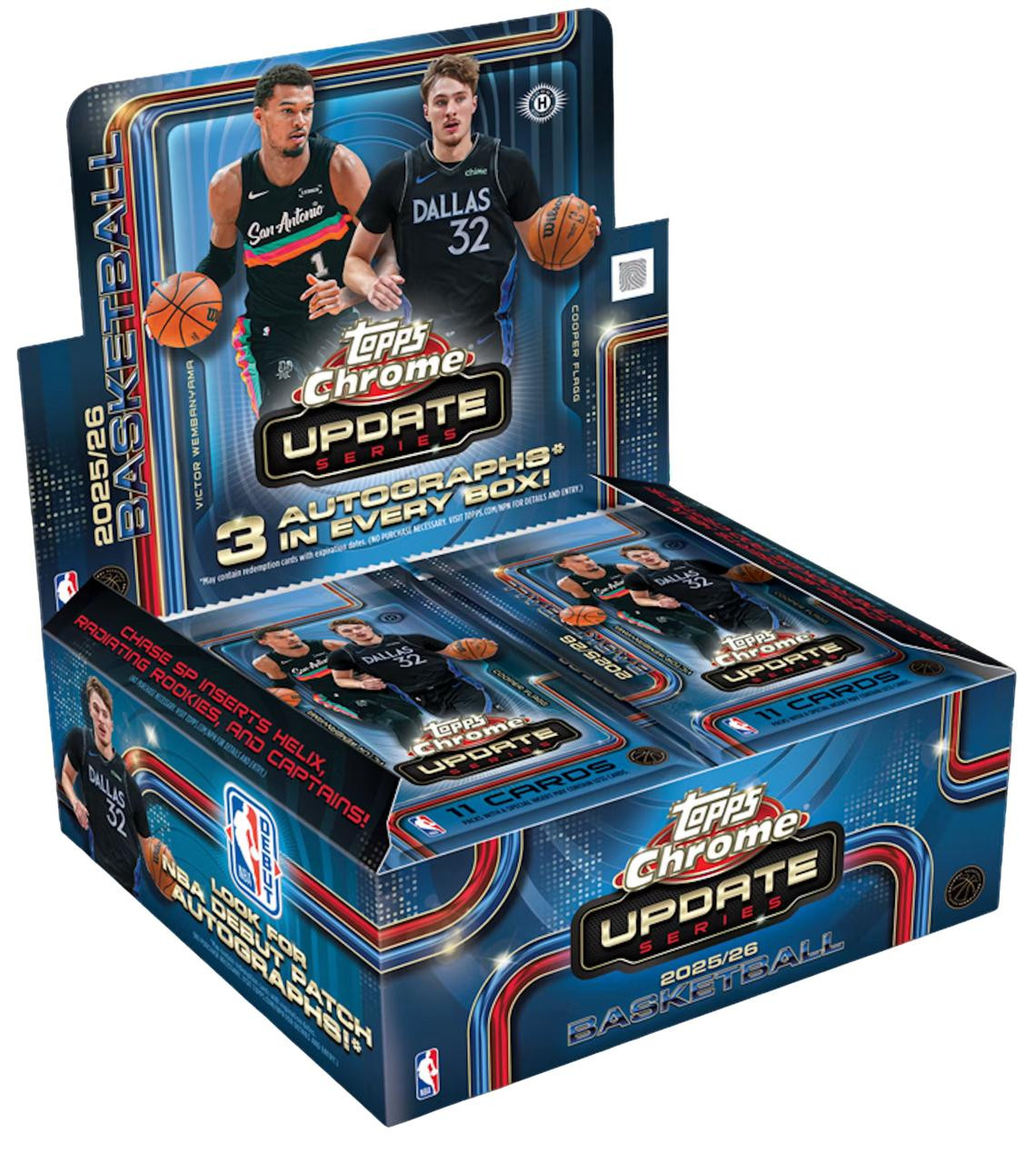 製品情報】NBA 2025-26 TOPPS CHROME UPDATE BASKETBALL JUMBO
