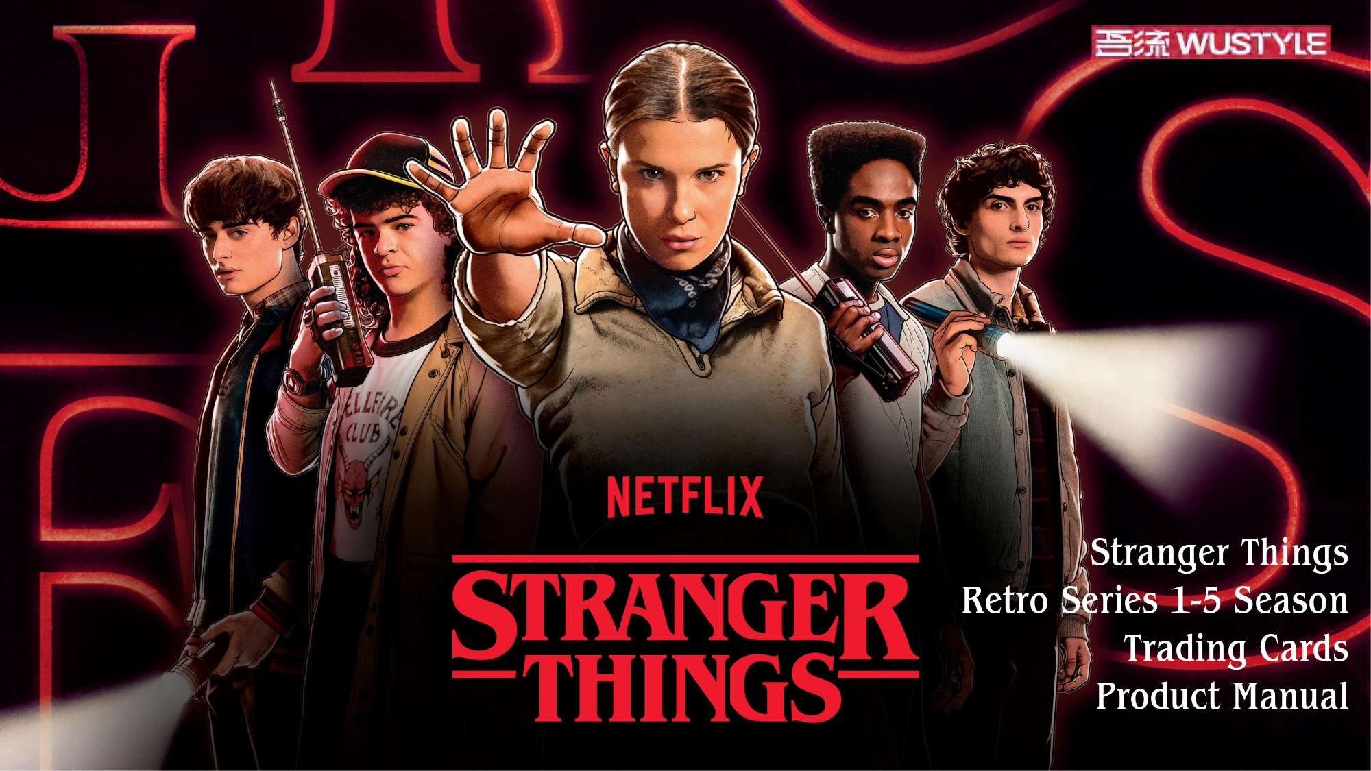 【世界75枚限定】 STRANGER THINGS JONATHAN 衣装カード 製品情報】2026 WUSTYLE STRANGER THINGS RETRO SERIES 1-5 SEASON