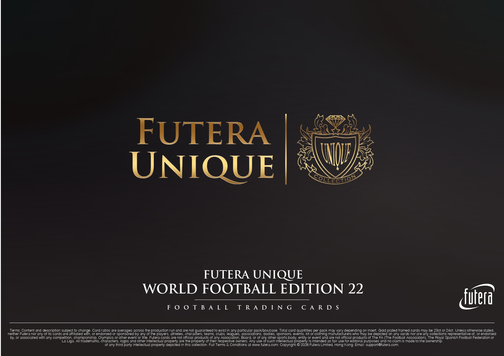 製品情報】2026 FUTERA UNIQUE WORLD FOOTBALL EDITION 22 HOBBY