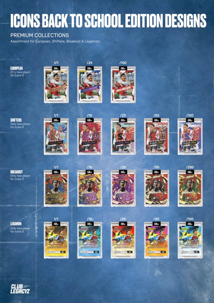 製品情報】2026 CLUB LEGACYZ ICONS 5TH BACK TO SCHOOL HOBBY