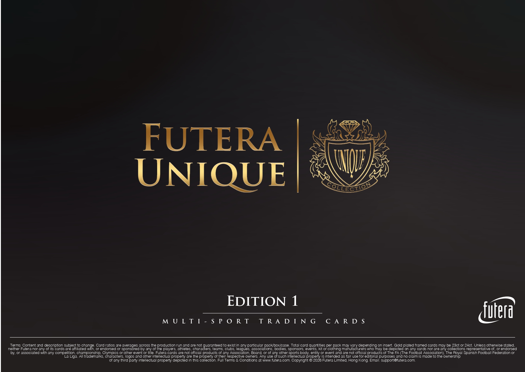 製品情報】2026 FUTERA UNIQUE MULTI-SPORT EDITION 1 HOBBY